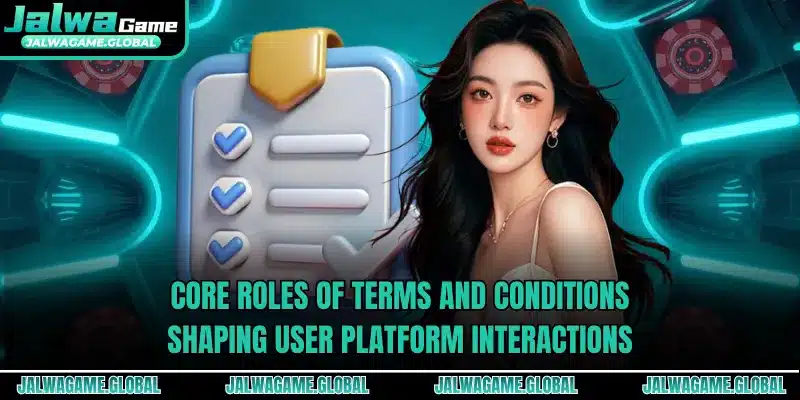 Core roles of terms and conditions shaping user platform interactions