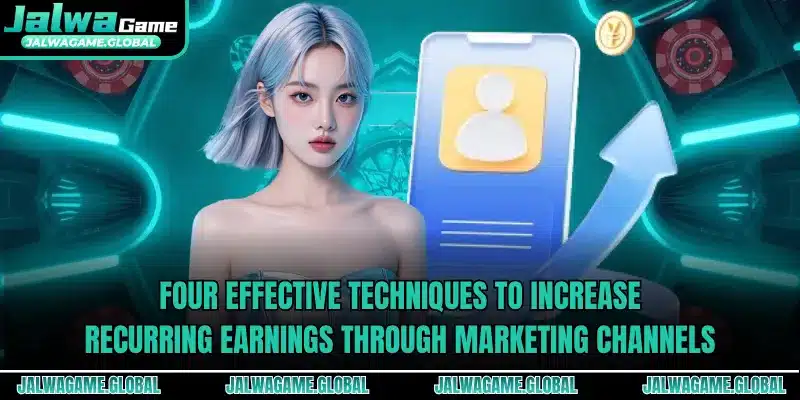Four effective techniques to increase recurring earnings through marketing channels