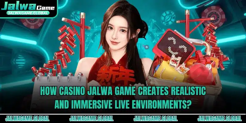 How casino Jalwa Game creates realistic and immersive live environments?
