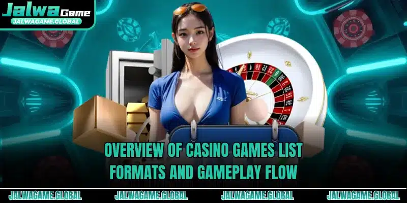 Overview of casino games list formats and gameplay flow