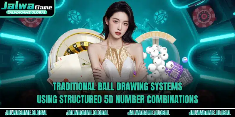 Traditional ball drawing systems using structured 5D number combinations